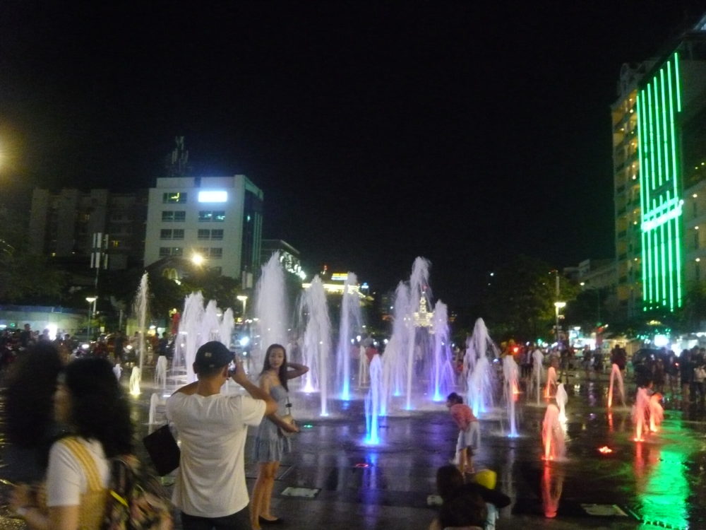 スポットライトの光